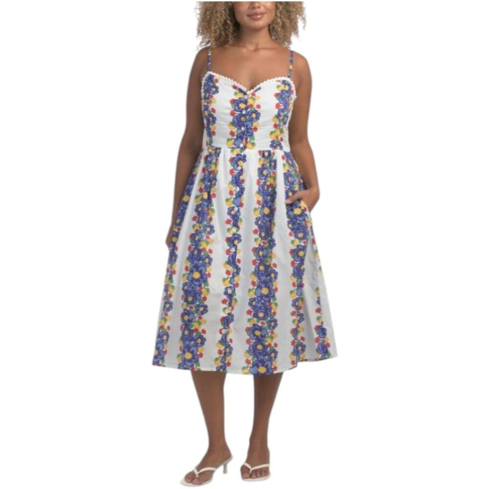 BEYOND BY VERA Louise Midi Dress